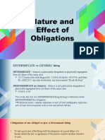 ObliCon - Nature and Effect of Obligations