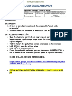 FORMATO PARA ACTIVIDAD DOMICILIARIA 2021 GRABACIONES (1) - 2do bimestre