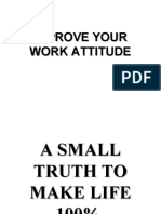 IMPROVE YOUR WORK ATTITUDE