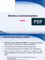 Wireless Communications: Vanet