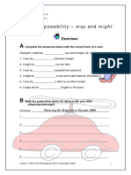 Modals of Possibility - May and Might: Exercises