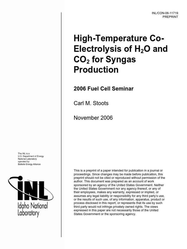 H2O and Co2 Conversion | PDF | Carbon Dioxide | Gases