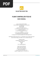 Flight Controller F722-Se: Basic Manual