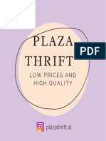 Plaza Thrift: Low Prices and High Quality
