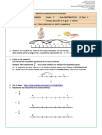 MATEM Guía 9 Fracciones en La Recta Númerica