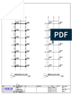 Foundation and pedestal plan layout details