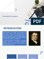 Corrientes Del Pensamiento Económico David Ricardo