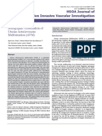 Sonographic Presentation of Uterine Arteriovenous Malformation