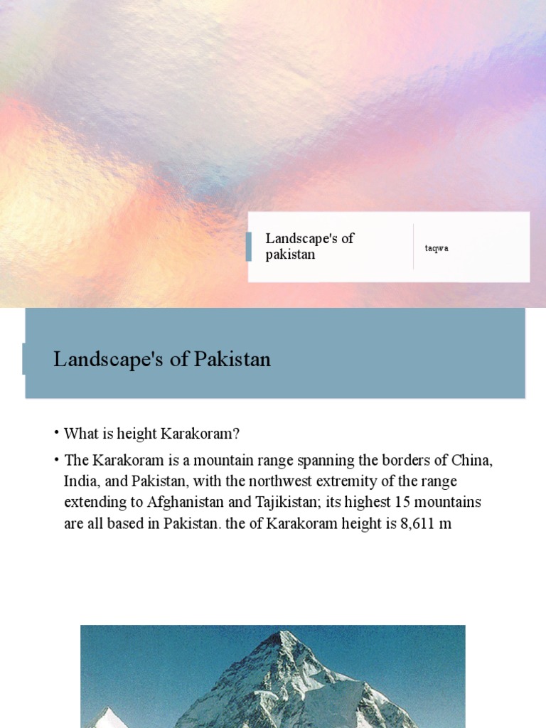 Karokoram Mountains: Climate, Culture, Agriculture | PDF | Agriculture ...