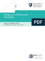 Endometrial Hyperplasia Management