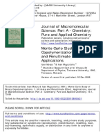 Journal of Macromolecular Science: Part A - Chemistry: Pure and Applied Chemistry