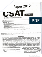 Csat Paper II 2012