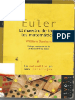 Euler. El Maestro de Todos Los Matematicos.pdf