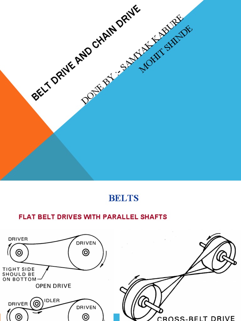 Belt vs Chain Drive Systems Explained | PDF | Belt (Mechanical) | Gear
