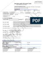 Enrolment Survey Form