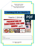 Learning Kit in Health 9: Quarter 2 (Week 5-8)