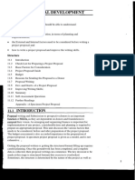 Unit 11 Proposal Development: Objectives