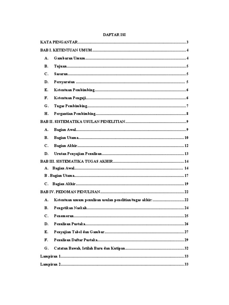 Pedoman Penulisan KTI | PDF