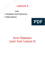 Fault Tolerance - Hardware Fault Tolerance - Redundancy