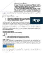 Gamma Coefficient & Kruskal Wallis H Test