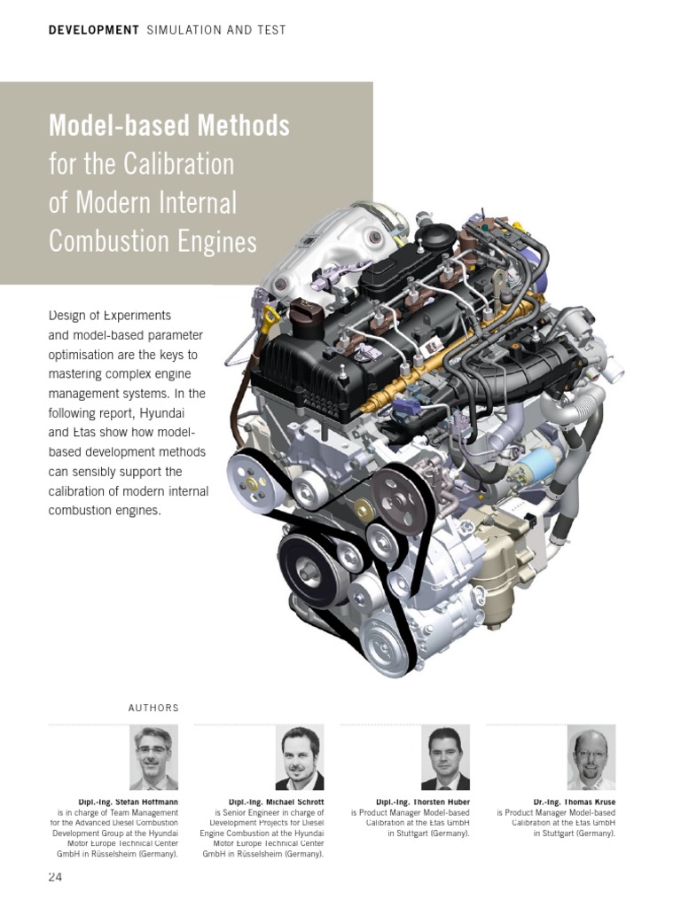 Model-Based Methods For The Calibration of Modern Internal Combustion ...