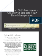 25 Tips On Self-Awareness - and How It Impacts Your Time Management