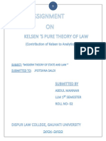 Hans Kelson Pure Theory - MTSL