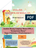 Identifikasi Masalah - Iis Rumayati