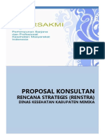 Rencana Strategis Dinas Kesehatan Mimika