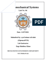 Electromechanical Systems (Lab 6)