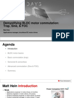 Demystifying BLDC Motor Commutation: Trap, Sine, & FOC: Matt Hein Applications Manager, brushless-DC Motor Drives