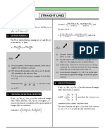 Chapter 10 - Straight Lines Revision Notes