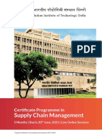 Supply Chain Management: Certificate Programme in