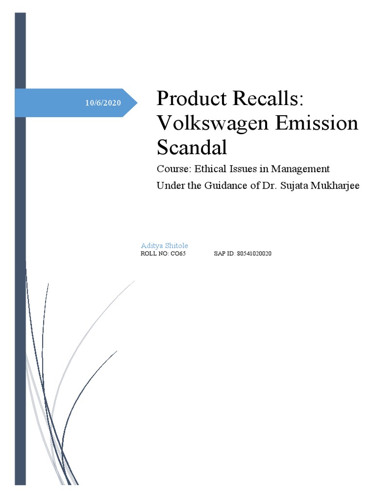 Volkswagen Emission Scandal - Edited | Download Free PDF | Volkswagen