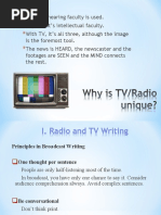 Radio Scriptwriting and Broadcasting