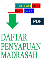 Maaf Silahkan Cuci Tangan Dulu