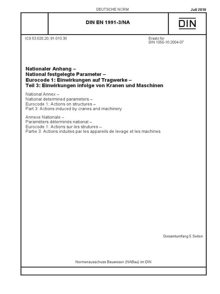 Din en 1991-3 Na 2010-07 | PDF