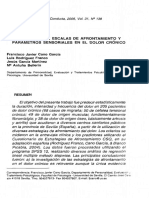 Utilización de Estrategias de Afrontamiento y Parámetros Sensoriales en El Dolor Crónico Recortao