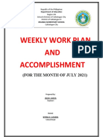 Accomplishment Report July