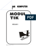 Modul TIK Kelas 1 SD