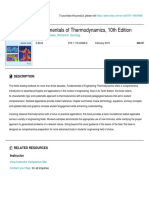 Wiley - Fundamentals of Thermodynamics, 10th Edition - 978-1-119-49496-6