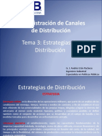 TEMA 3 Estrategias de Distribución