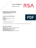 Rsa Netwitness Platform: Kaspersky Anti-Virus