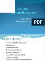 CS-784: Multimedia Systems Course Outline