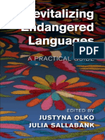 Revitalizing Endangered Languages
