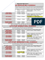 2021-2022 Bell Schedules - All 1