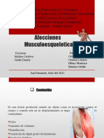 Afecciones Musculoesqueleticas