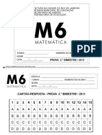 M6 2BIM 2013 Prova