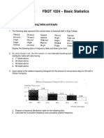 FBQT 1024 - Basic Statistics: Chapter 2 - Describing Data Using Tables and Graphs