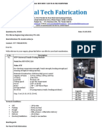 Quotation of Universal Tensile Testing Machine